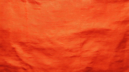 A beautiful orange background texture showcasing subtle brushstroke patterns, ideal for design projects, digital art, or crafting applications with a vibrant appeal.の素材