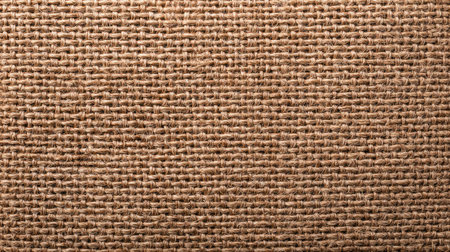 A close-up view of a textured natural fabric background, ideal for various creative projects and home decor, emphasizing simplicity and organic elegance.の素材