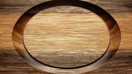 A beautiful, elegant wooden serving tray sits against a natural wooden background, perfect for showcasing culinary creations and enhancing rustic home decor.の素材