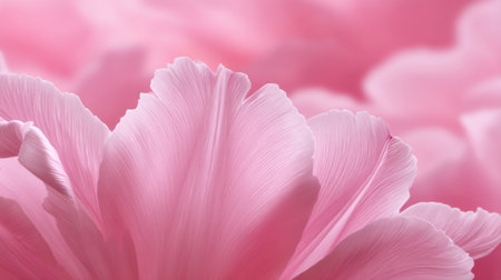 This image showcases a close-up view of soft pink flower petals, revealing intricate textures and gentle hues ideal for enhancing nature-themed projects and designs.の素材