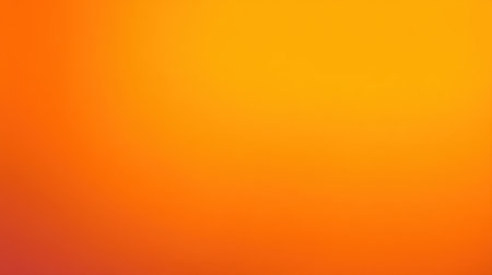 This vibrant background features a smooth gradient of warm orange and yellow tones, perfect for adding a dynamic touch to any design, artwork, or promotional material.の素材
