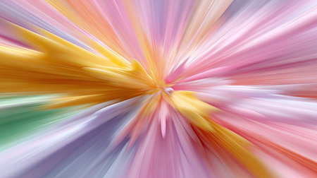 A vibrant explosion of soft pastel colors creates an abstract background full of movement and energy. Ideal for artistic projects and creative design uses.の素材