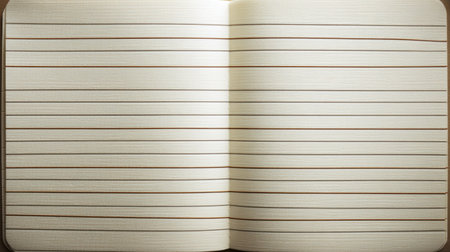 Embrace creativity with these blank notebook pages featuring lined sections, perfect for writing notes, journaling thoughts, or organizing tasks with clarity.の素材
