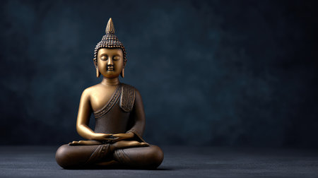 This elegant bronze Buddha sculpture exudes serenity and peace, perfect for enhancing meditation spaces and promoting mindfulness in tranquil settings.の素材