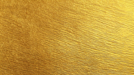 A stunning golden texture background featuring a shimmering surface, ideal for designs related to luxury, elegance, and modern aesthetics in various creative projects.の素材