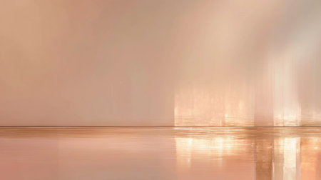 This soft pastel background features gentle colors and reflections on a smooth surface, offering a calming atmosphere perfect for creative designs and presentations.の素材
