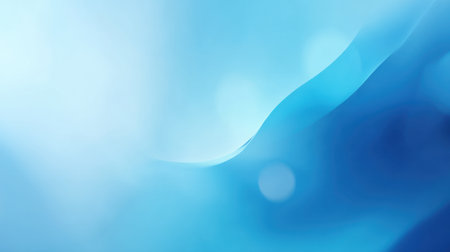 This mesmerizing soft blue background features flowing curves and gentle light effects, perfect for creative projects needing a calming and modern touch.の素材