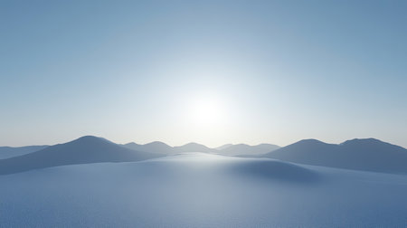 A completely clear blue sky with no clouds, offering a simple and clean backdrop.の素材