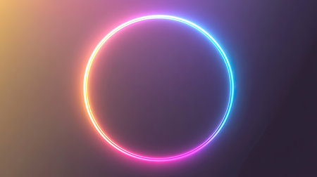 A circular pattern graphic with soft gradients and smooth edges, leaving room for logos or creative text.の素材