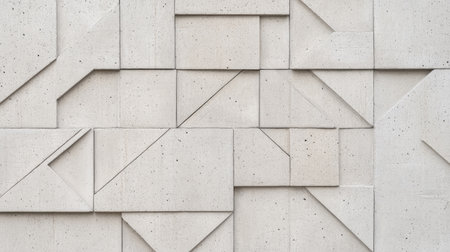 Close-up of decorative concrete tiles with geometric patterns, emphasizing architectural and urban design.の素材