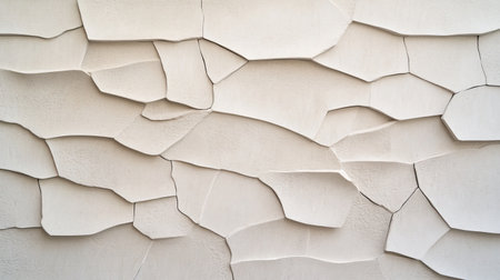 Flat lay of a decorative concrete panel with a detailed surface texture and light contrast.の素材