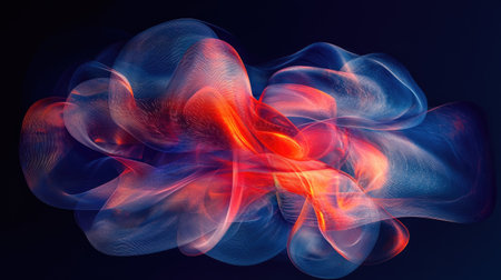 A conceptual blend of abstract shapes merging into a single cohesive form, representing the integration of diverse ideas.の素材