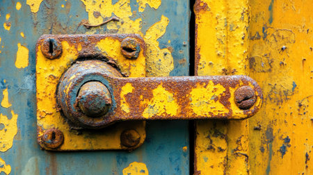 A rusted metal background with vibrant orange rust, perfect for a grunge texture.の素材