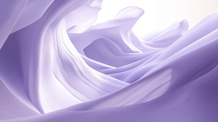 Bright light background in pure white with faint lavender accents for a modern and calm aesthetic.の素材