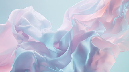 Light pastel blue background with gentle gradients transitioning into pale pinks, offering ample space for creative design elements.の素材