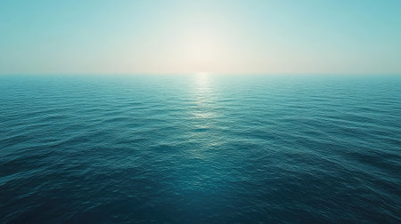 Gradient from cerulean blue to turquoise, evoking the essence of water and tranquility.の素材