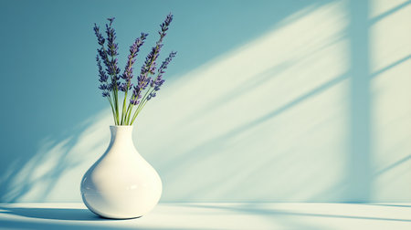 A pastel-colored background with soothing shades of blue and purple, evoking tranquility, perfect for a clean, elegant design.の素材