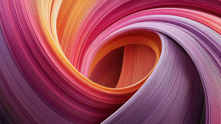 This vivid abstract artwork showcases colorful swirls that create a sense of dynamic movement and elegant flow. Perfect for various design projects and backgrounds.の素材