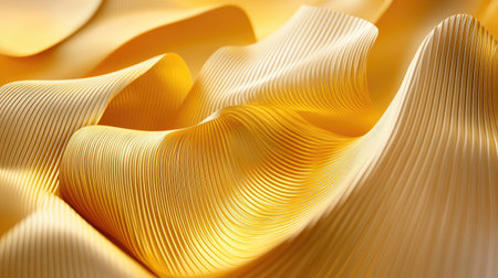 Abstract lines creating a ripple effect against a smooth gradient background, with enough open space for branding.の素材