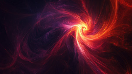 Abstract swirling smoke against a dark backdrop, with translucent layers and plenty of copy space in the center for branding or messaging.の素材