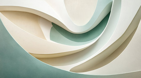 Abstract texture-inspired wallpaper with layers of soft hues and rich gradients, offering a peaceful background with plenty of space for messaging.の素材