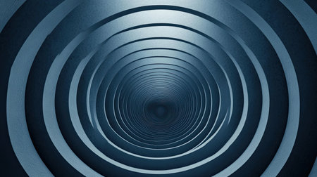 Elegant template design with curved line patterns and gradient effects radiating from the center.の素材