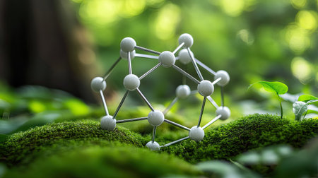 A network of symbolic nodes representing collaboration for social and environmental change.の素材