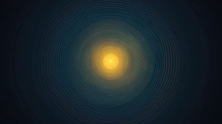 A series of concentric circles and lines representing progression and data trends, perfect for infographic presentations.の素材