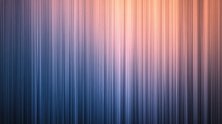 A radiant gradient blending cool blues, purples, and warm peach hues with glowing, fluid textures for a modern look.の素材