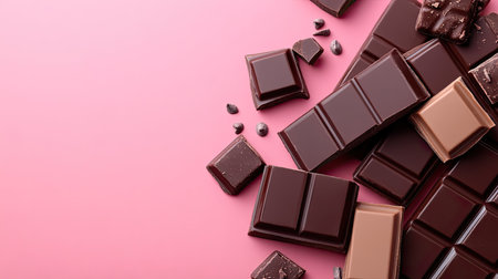 Minimalist chocolate background with subtle gradient tones for a modern and clean aesthetic.の素材