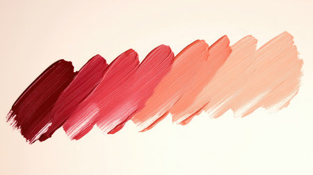 A bold red gradient transitioning from rich scarlet to soft peach tones.の素材