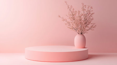 Coral pink background with subtle transitions in tone, creating depth while maintaining simplicity.の素材