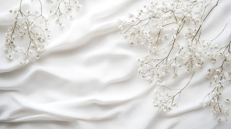 Crisp white background with a seamless finish, offering a neutral and versatile design for multiple uses.の素材