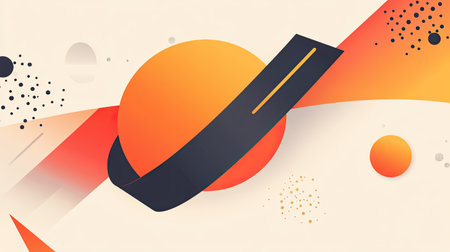 Shopee logo with a sale banner wrapped around it, featuring a clean minimalist design with geometric lines and a light gradient background, leaving room for bold offers or messages.の素材