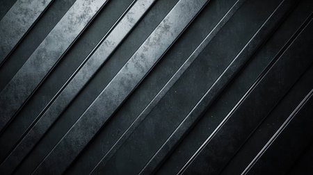 Brushed silver background with diagonal lines, offering a contemporary and professional tone.の素材