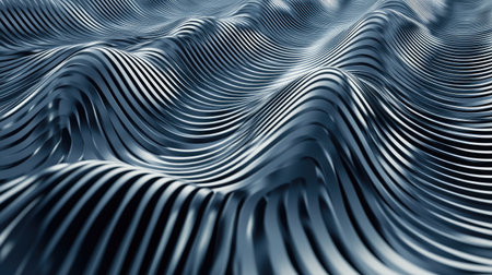 Abstract gray metallic texture with faint reflections and gradients, offering a sleek look for copy space.の素材