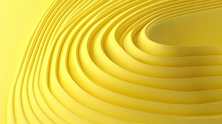 Abstract yellow background with diagonal lines and soft gradient transitions for a clean design.の素材