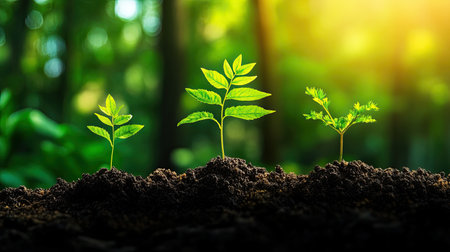 A financial growth chart with increasing stocks and investments, symbolizing rising wealth.の素材