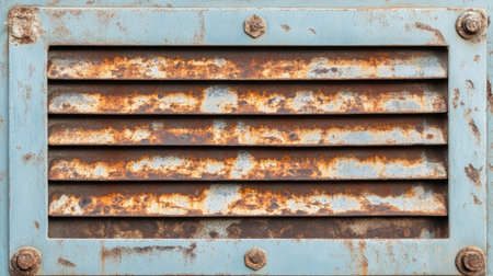 A worn metal background with brown rust and visible surface imperfections, ideal for a grunge-style or industrial-themed design projectの素材