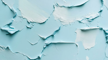 Bright pastel blue background with soft gradients and even tones, perfect for light and airy themes.の素材