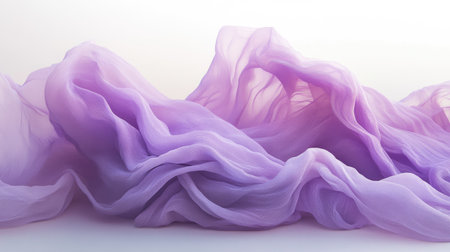 A light pastel lavender gradient fading into soft white, evoking a calm and meditative atmosphere.の素材