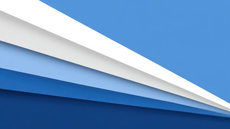 Explore this abstract layered background featuring various shades of blue and white, perfect for modern designs, creative projects, and minimalist aesthetics.の素材