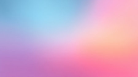 A soft blend of pastel colors creates an abstract background, featuring smooth transitions of blue, pink, and purple. Ideal for creative designs and artistic projects.の素材
