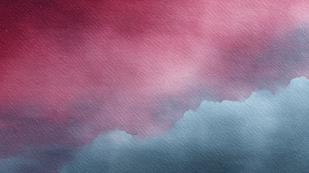 This soft watercolor background features gentle blends of pink and blue hues, perfect for design projects, artistic prints, and creative textures.の素材