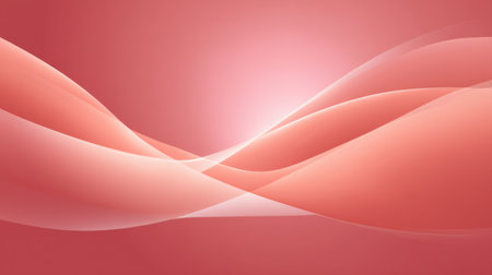 This abstract image showcases soft pink waves and gentle curves, creating a serene and elegant backdrop perfect for artistic, digital, or design projects.の素材