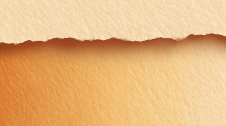 A beautifully textured background featuring a torn paper edge in warm earthy tones perfect for various creative projects, graphic designs, and minimalist art applications.の素材