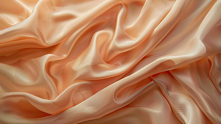 Soft, flowing cloth background for high-end product presentation and luxury mockup, with clean area for text or brandingの素材