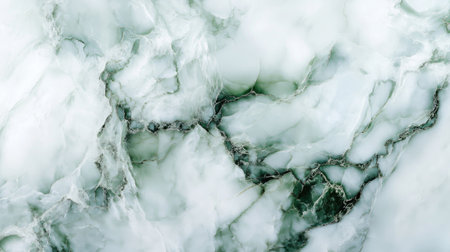 White marble texture with green accents, luxury design, high-end materials, smooth surfaceの素材