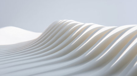 Explore the beauty of white, flowing waves on a soft fabric surface, evoking a sense of tranquility and elegance ideal for artistic and design purposes.の素材