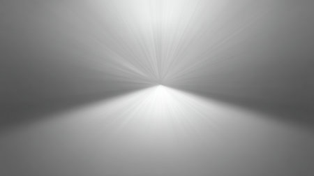 Explore this abstract gradient background featuring soft light rays originating from a central point, perfect for conveying tranquility and modern aesthetics.の素材